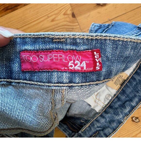 Levis Too Superlow 524 Jeans - Picture 1 of 4
